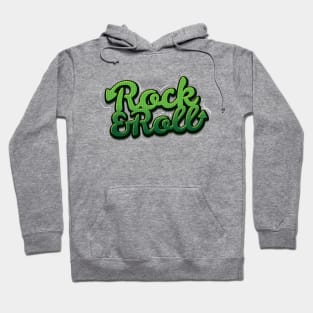 Rock and Roll Typography Hoodie